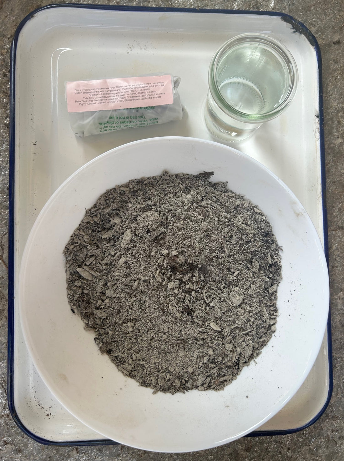 California Native Pollinator Seed Bomb Set Up