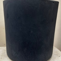 Fiberclay Cylinder Pot - Black