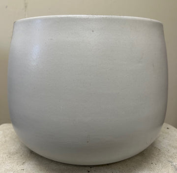 White Glazed Pear Bottom Pot