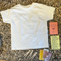 DIY Natural Dye Kit - Kid's Cotton T- Shirt Contents