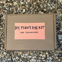 DIY Natural Dye Kit - Two Cotton Hair Scrunchies