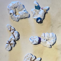DIY Natural Dye Kit - Two Cotton Hair Scrunchies