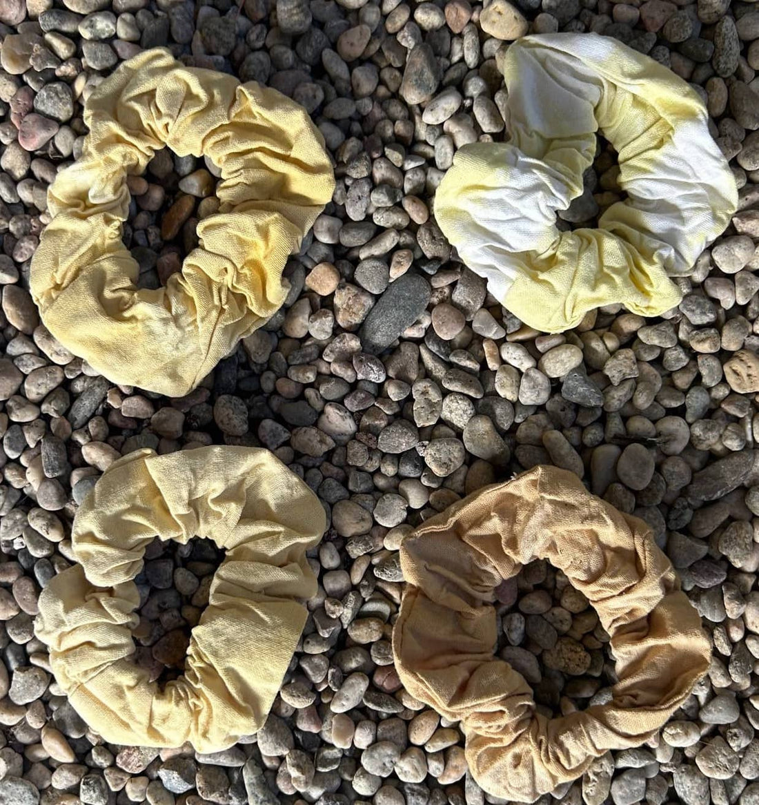 DIY Natural Dye Kit - Two Cotton Hair Scrunchies