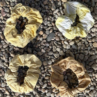 DIY Natural Dye Kit - Two Cotton Hair Scrunchies