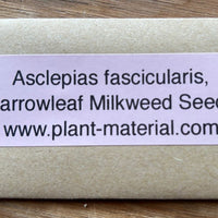 Asclepias fascicularis seeds, Narrowleaf Milkweed Seeds