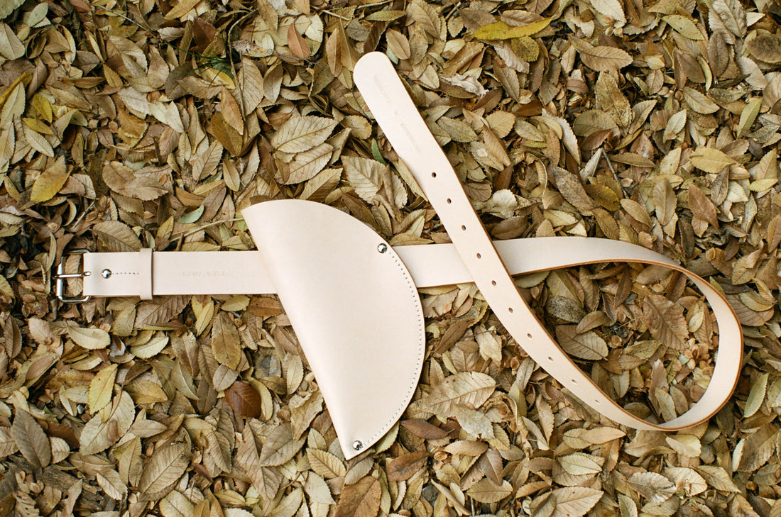 Plant Material X Building Block Half Moon Garden Holster on belt