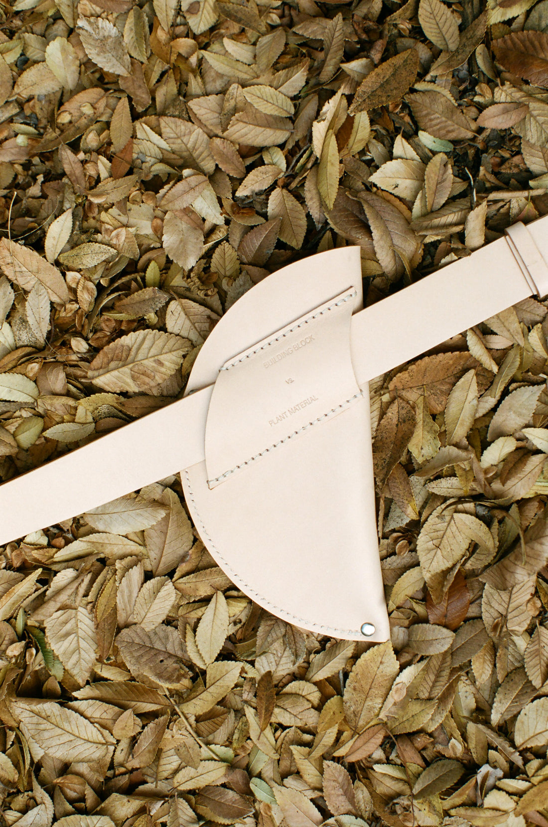 Plant Material X Building Block Half Moon Garden Holster on Belt close up