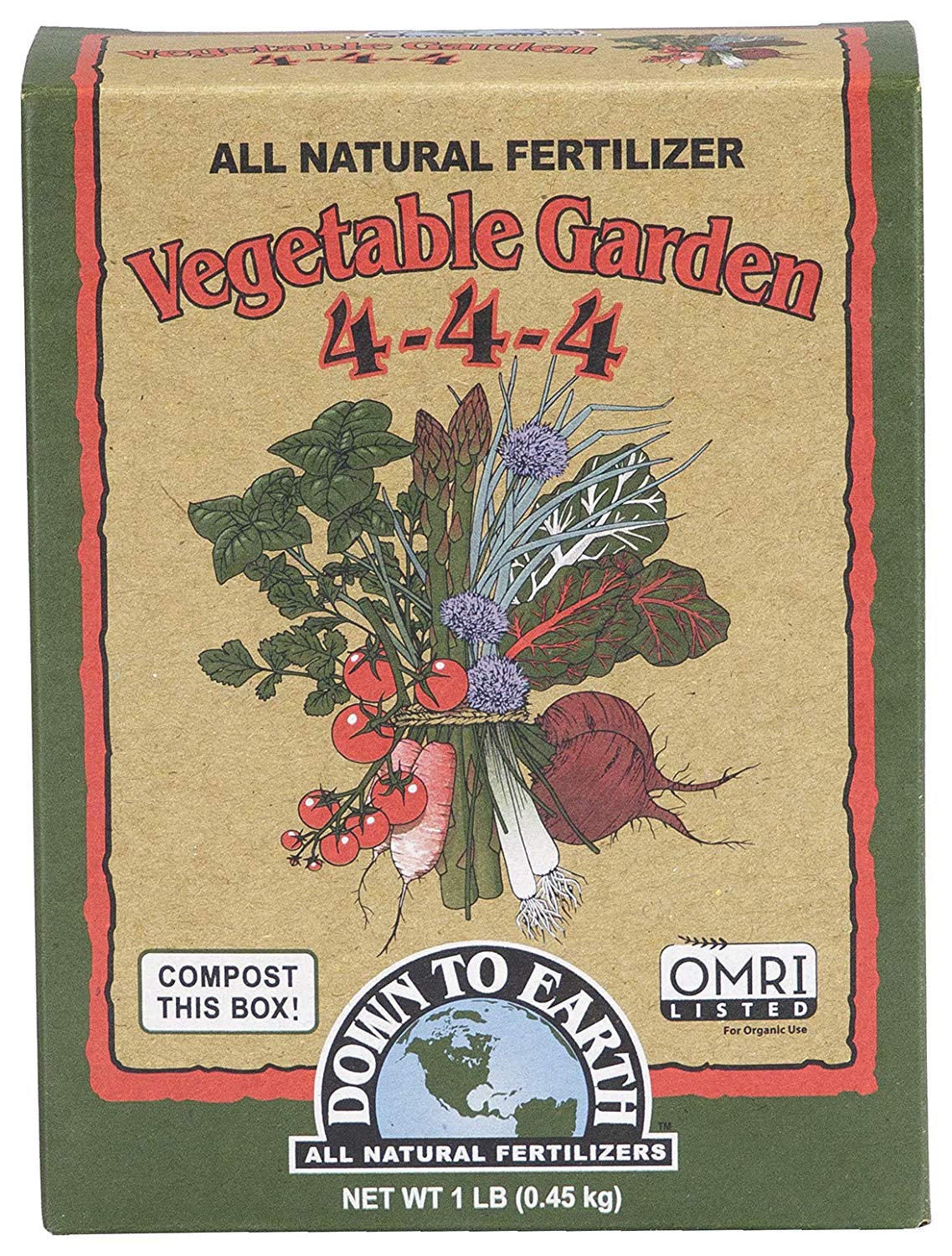 best fertilizer for vegetable garden before planting Down to Earth Vegetable Garden Fertilizer 4-4-4 – Plant Material