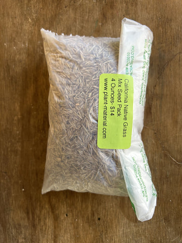 California Native Grass Mix Seed Pack