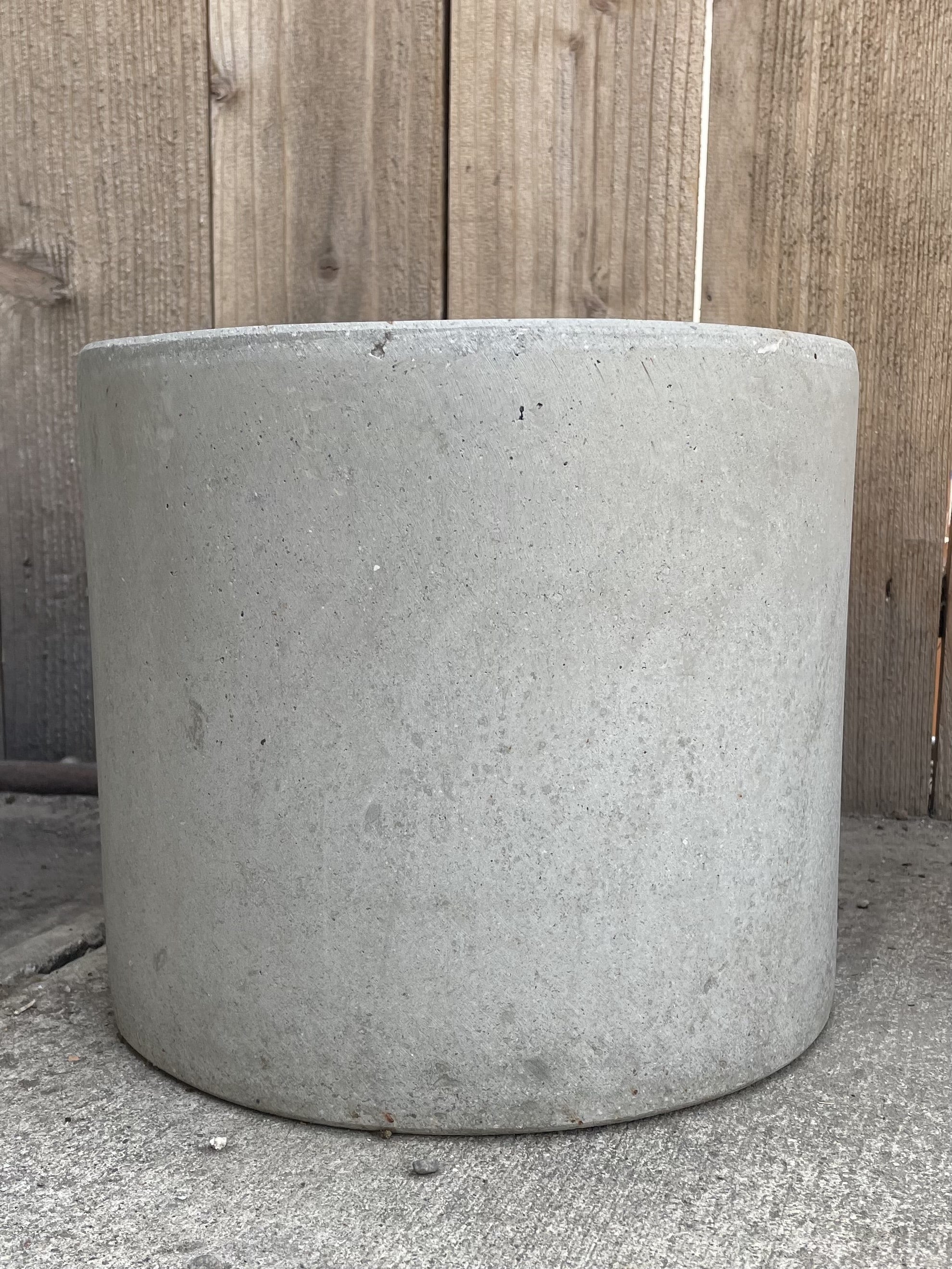 big concrete plant pots Concrete composite Cylinder Indoor/Outdoor Planters 8" x 8"
