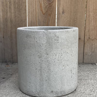 Concrete composite Cylinder Pot 8 x 8"