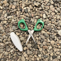 Daikon Fridge Magnet Scissors Open