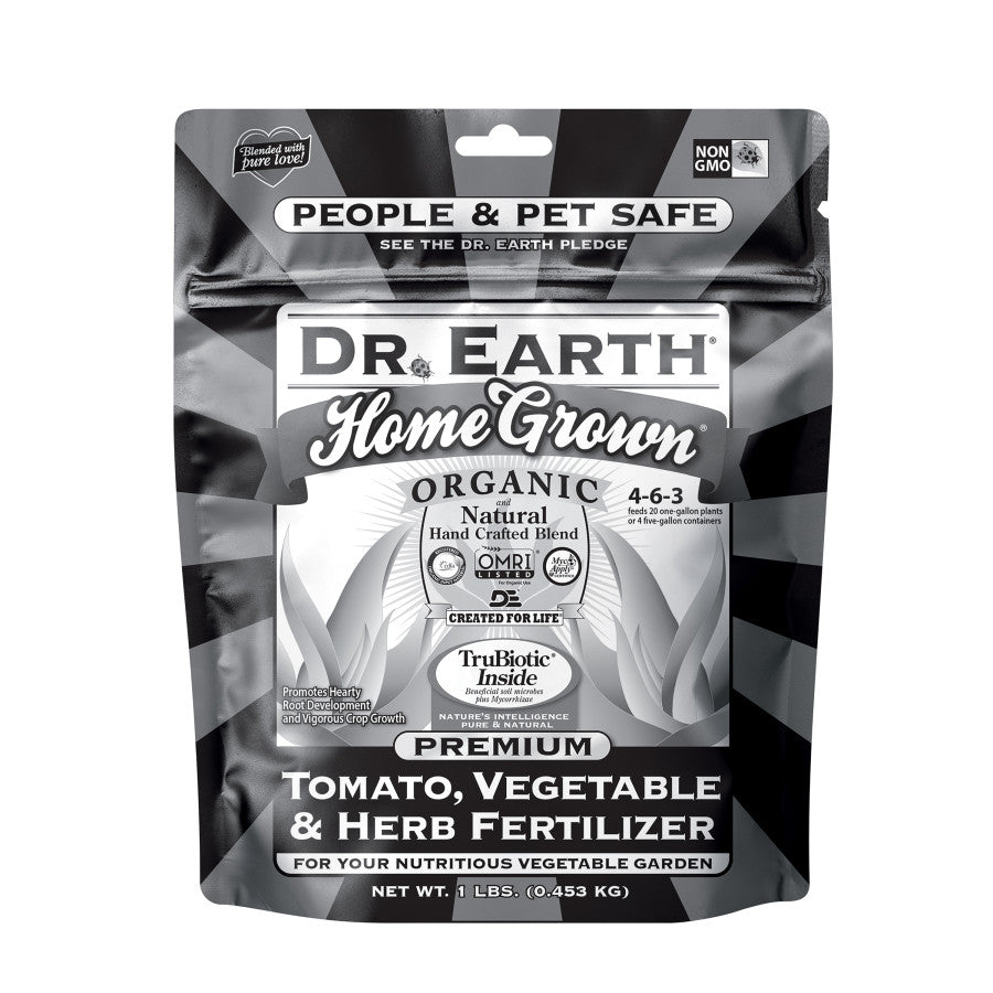 dr earth plant fertilizer Dr. Earth Premium Gold Tomato, Vegetable, & Herb Fertilizer 4-6-3 1 LB –  Plant Material