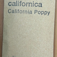 Eschscholzia californica, California Poppy Seed Pack