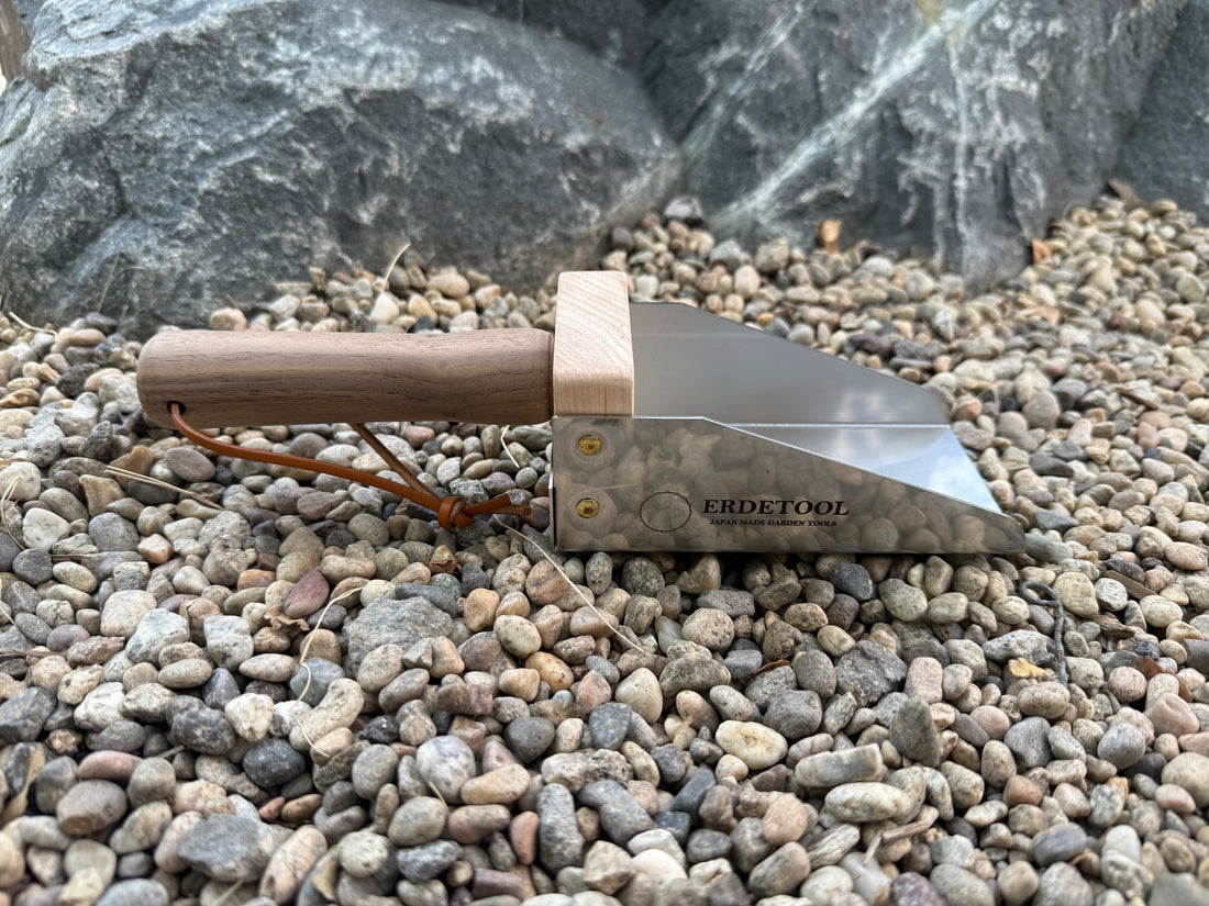 Japanese Metal + Wood Soil Scoop