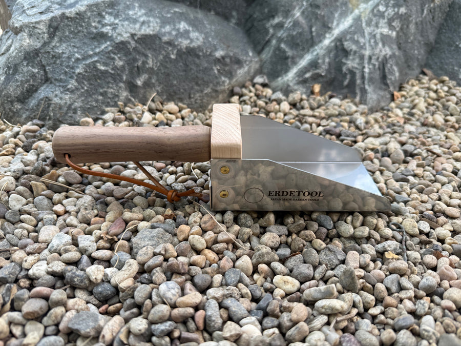 Japanese Metal + Wood Soil Scoop