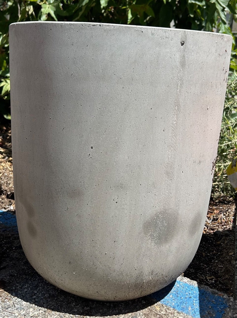 Cement Tall Pear Bottom Pot