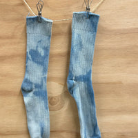 Indigo cotton socks