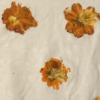 Coreopsis printed on fabric