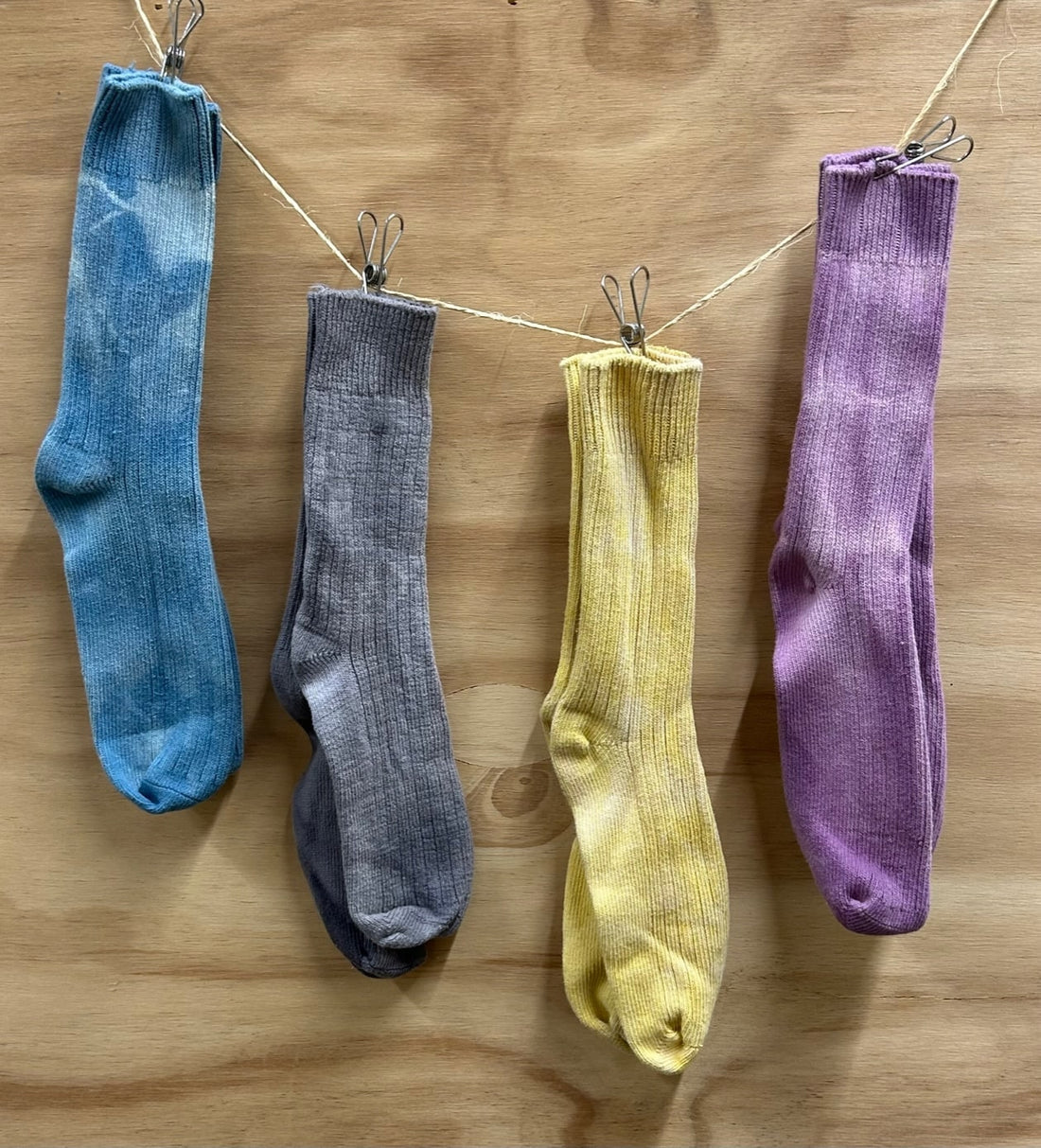 Natural Dyed Cotton Socks
