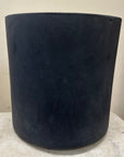 Fiberclay Cylinder Pot - Black