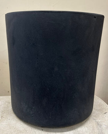 Fiberclay Cylinder Pot - Black