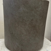 Fiberclay Cylinder Pot - Gray