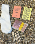 DIY Natural Dye Kit - One Pair of Kids Socks Contents