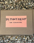 DIY Natural Dye Kit - Two Cotton Hair Scrunchies