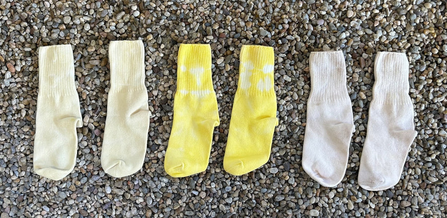DIY Natural Dye Kit - One Pair of Kids Socks