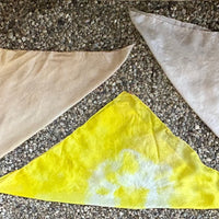 DIY Natural Dye Kit - Two Silk Play Scarfs - Yellow