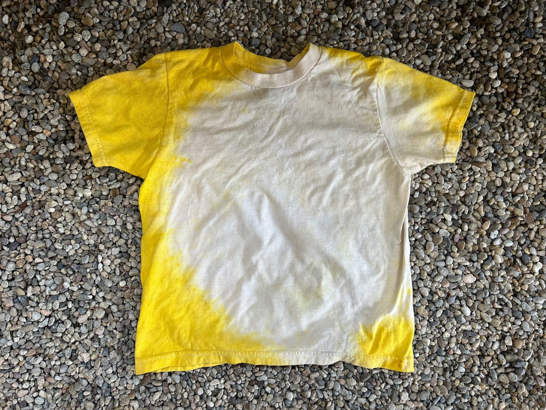 DIY Natural Dye Kit - Kid's Cotton T- Shirt - Yellow and Pink