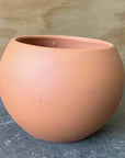 Tuscan Ball Pot Dark Terra Cotta