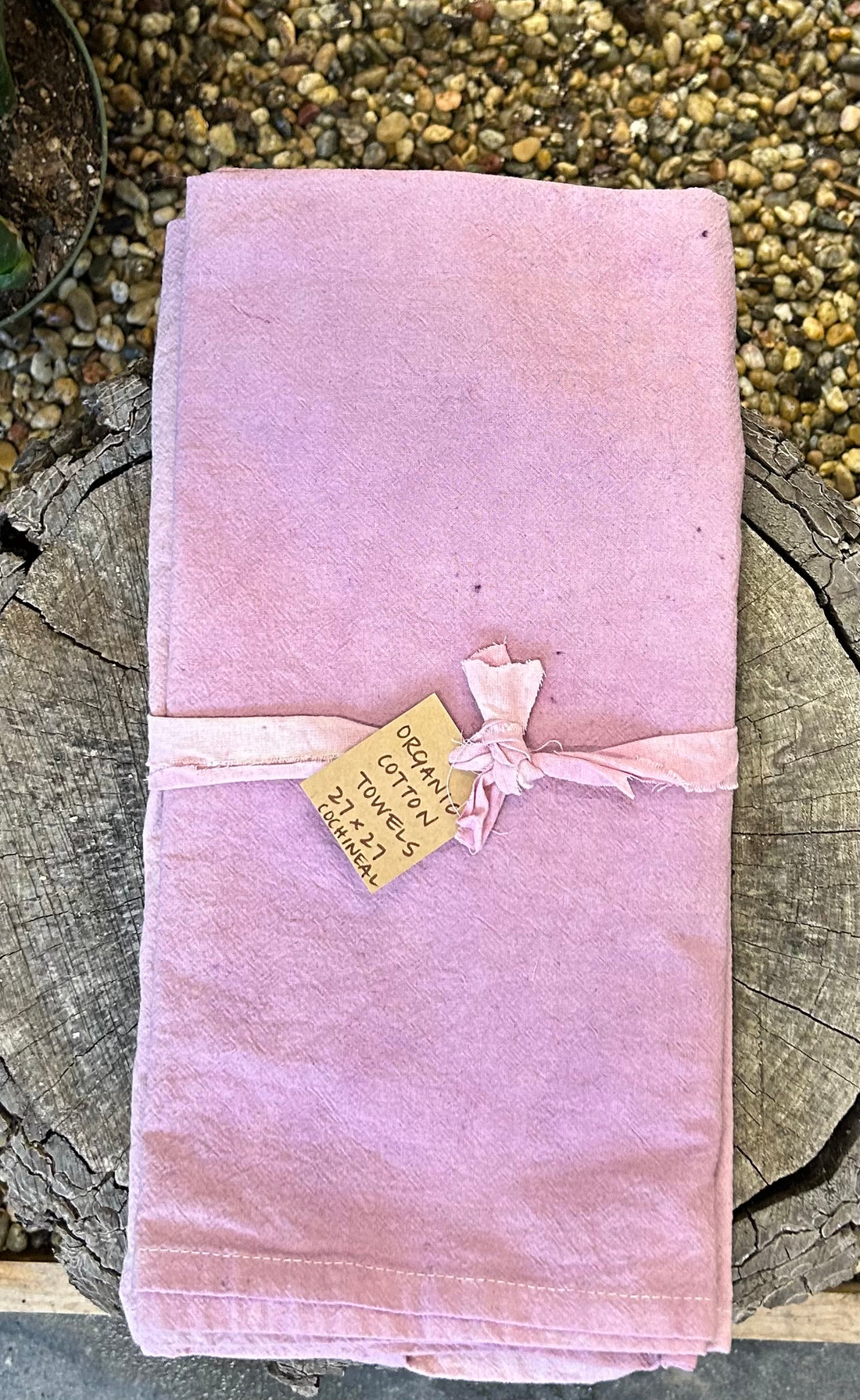 Natural Dyed Organic Cotton Napkins