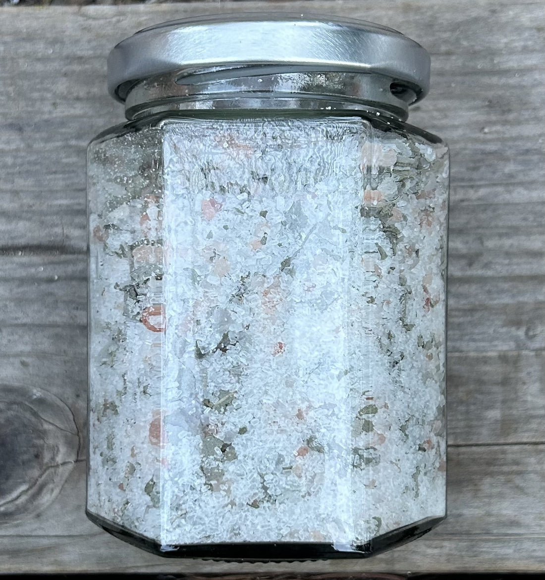 Salvia apiana, white sage bath salts Jar