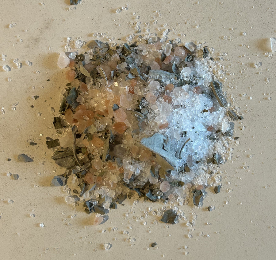 Salvia apiana, white sage bath salts