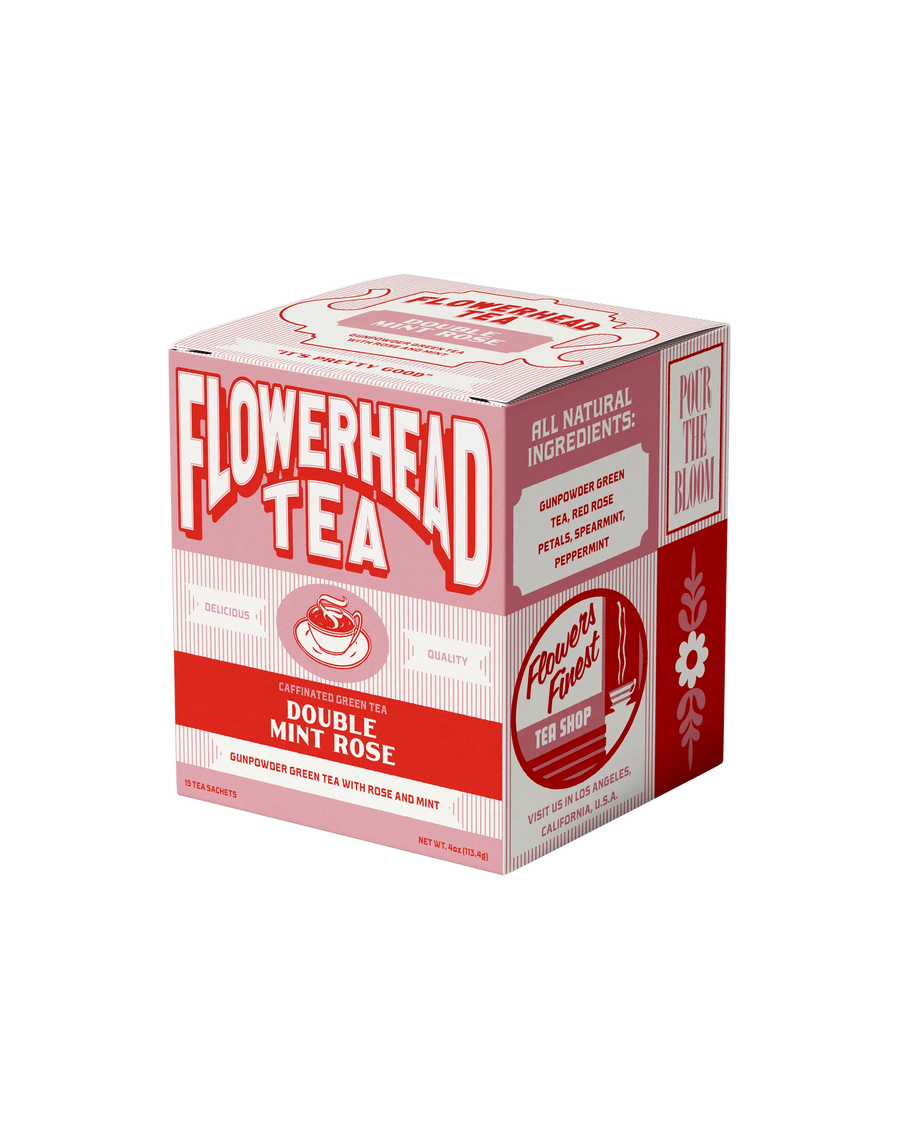 Flowerhead Tea- Double Mint Rose Tea Bags