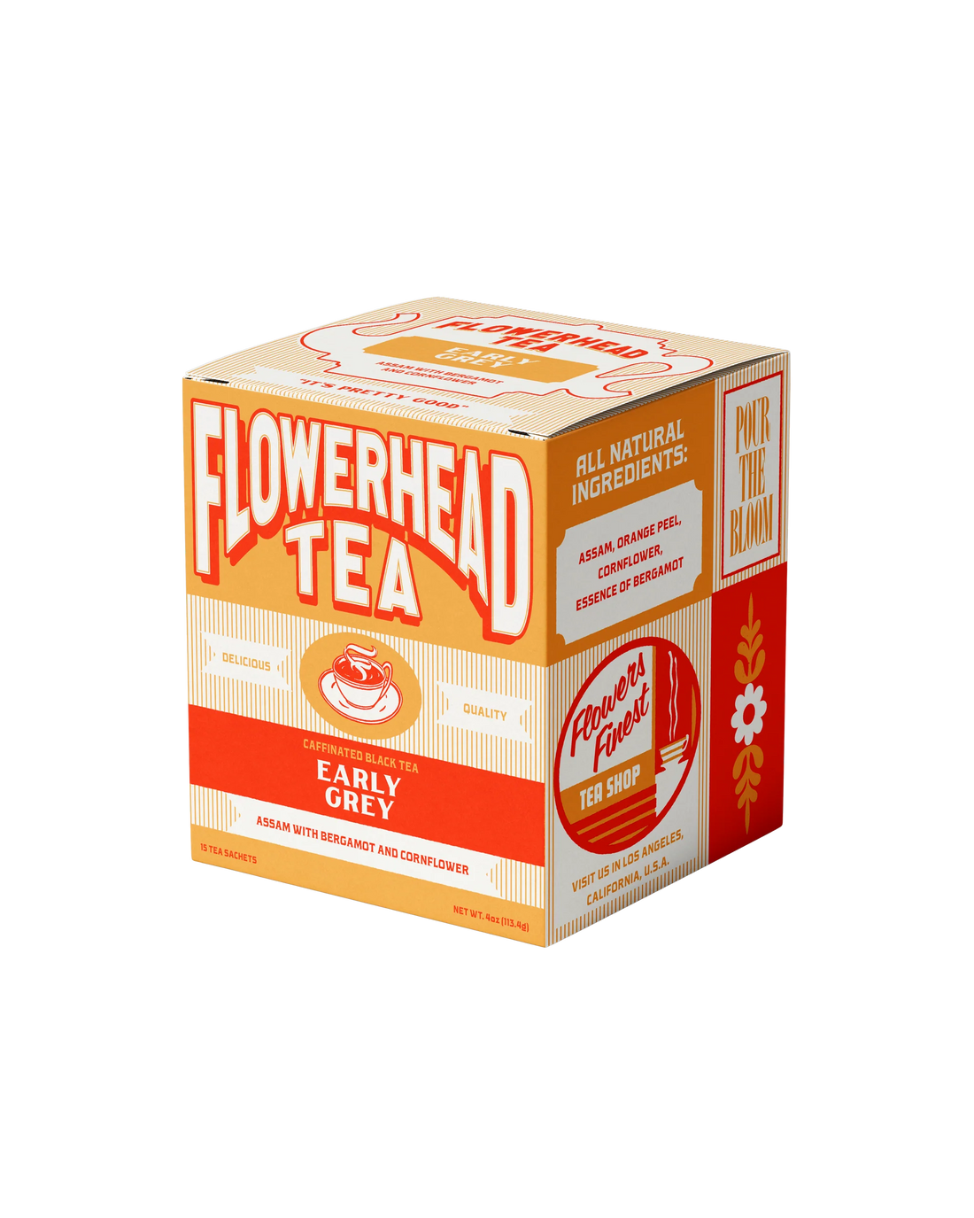 Flowerhead Tea- Earl Gray Tea Bags