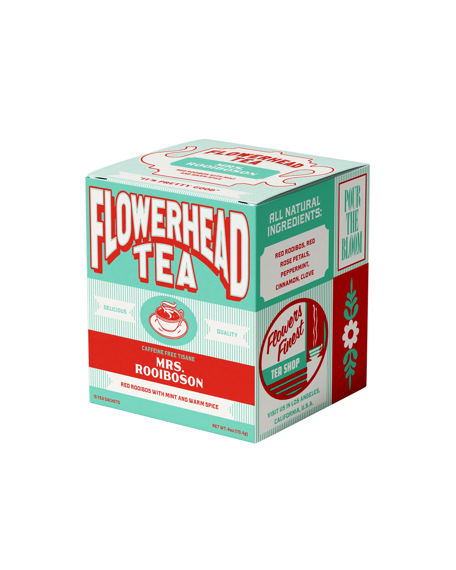 Flowerhead Tea- Mrs. Rooiboson Tea Bags