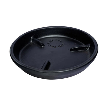 18” Deep Rib Saucer Matte Black