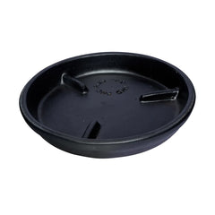 4.5” Deep Rib Saucer Matte Black