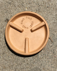 6" Deep Rib Saucer