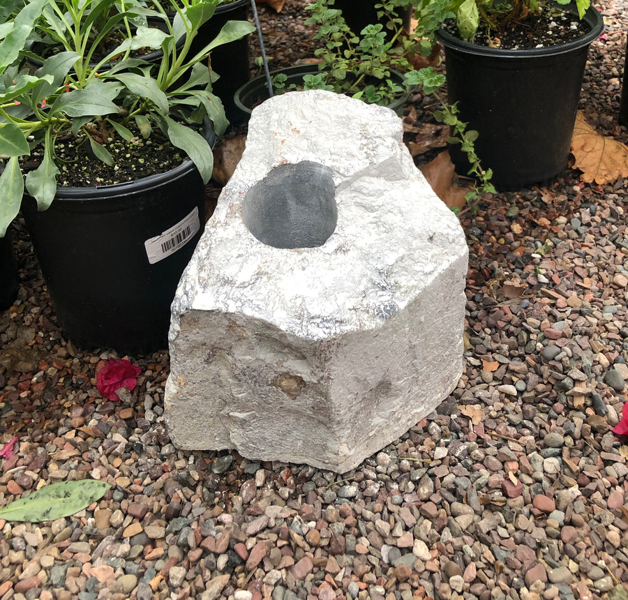 Stone object 02 - irregular with single center hole