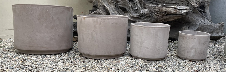 silver outdoor plant pots Moka Cylinder Indoor/Outdoor Planters – Plant Material