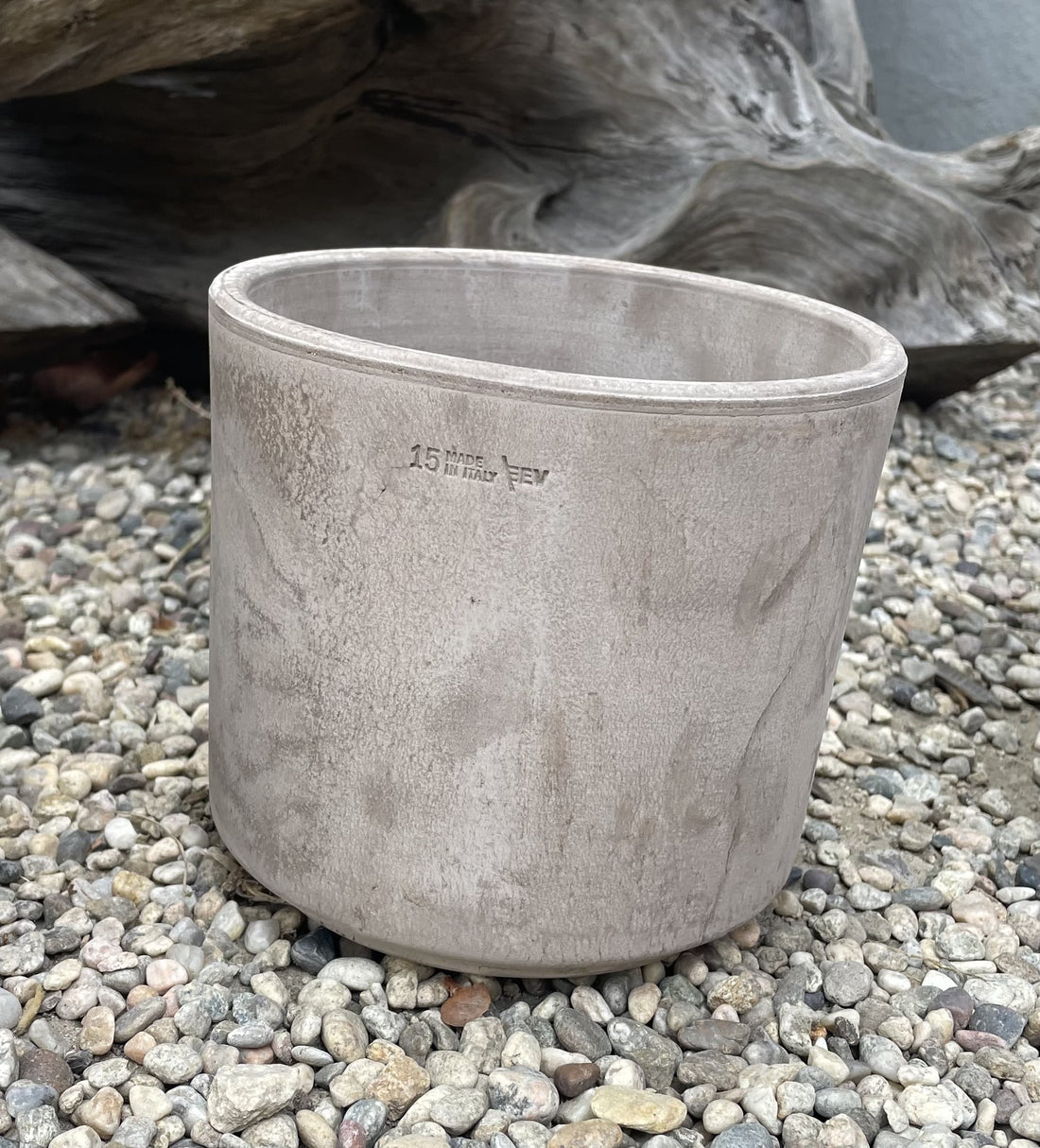 Graphite Clay Pot 6.25 x 5.25"