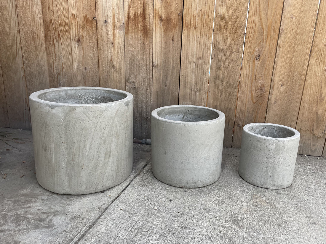 Concrete composite Cylinder Pots