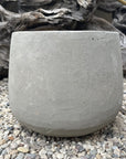 Cement Pear Bottom Pot 9 x 7.5"
