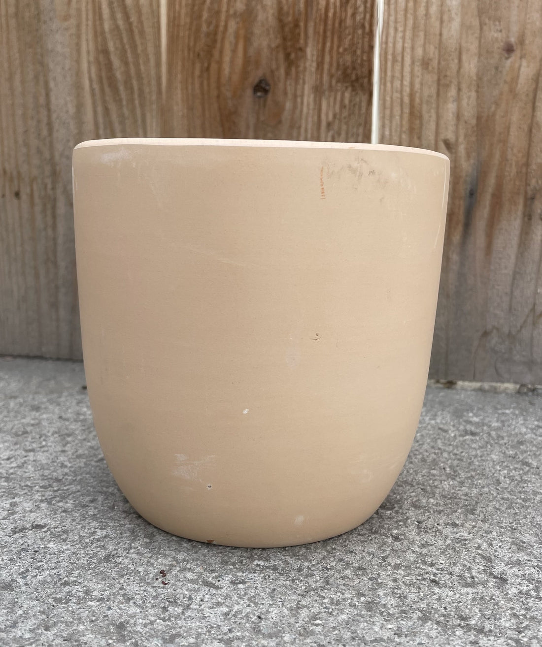 egg pot planter Terra cotta egg pot