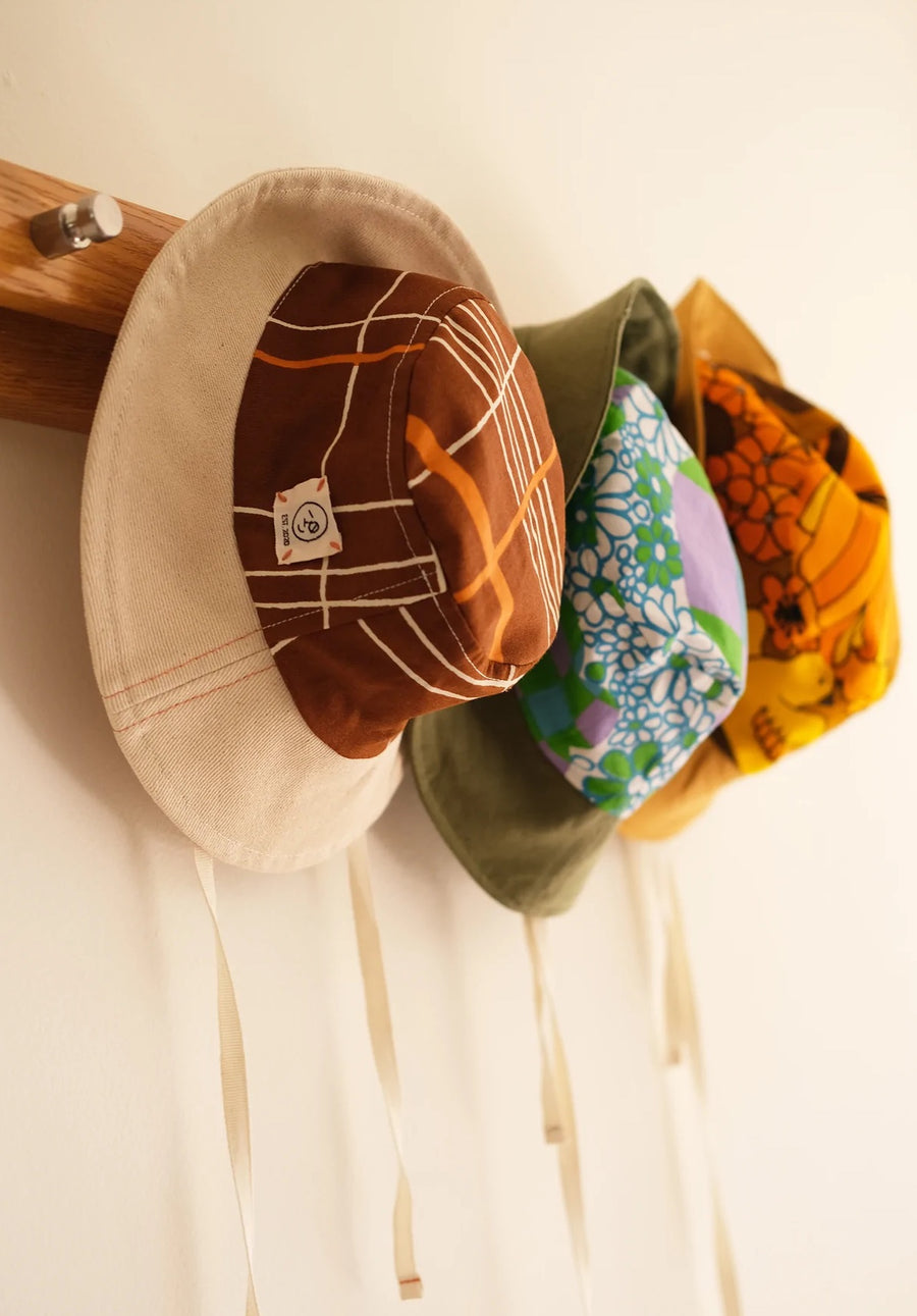 Ito Ito - Kid's Linen Reversible Hat