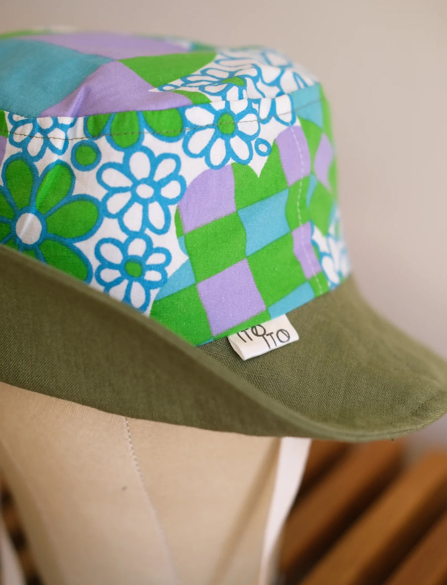 Ito Ito - Kid's Linen Reversible Hat